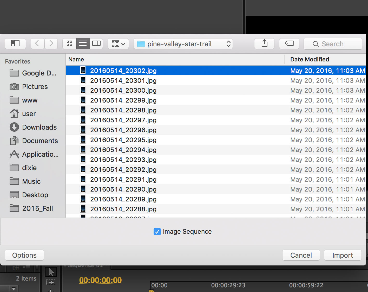 Adobe Premiere Import Image Sequence Adobe Premiere Import Image Sequence